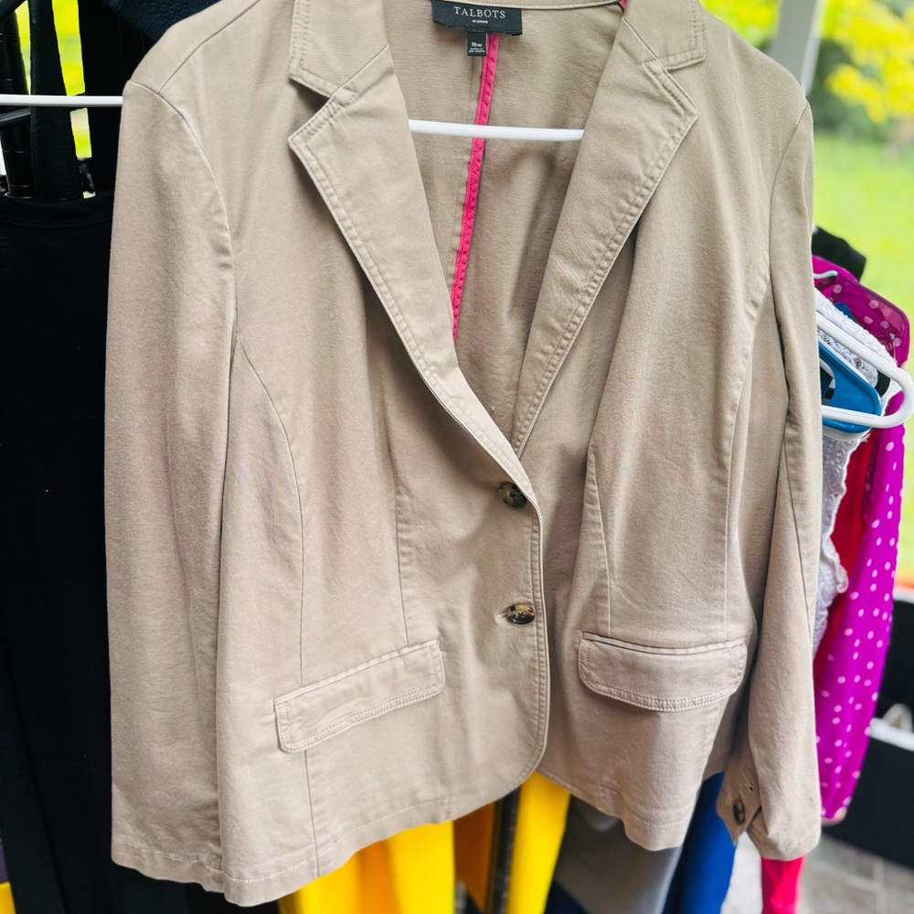 Talbots Women's Beige Blazer